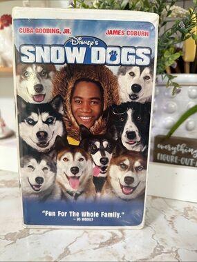 Disney Snow Dogs Movie Cover — Blue, White, Brown